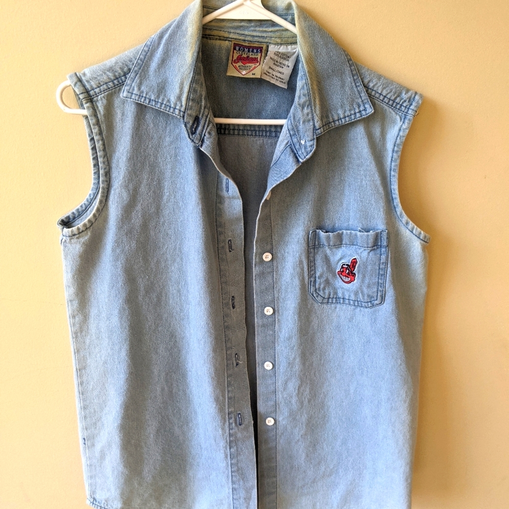Cleveland Indians Denim top